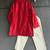 Maroon embroidered cotton silk kurta set