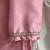 Baby pink embroidered cotton silk Men Kurta Set