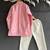 Baby pink embroidered cotton silk Men Kurta Set