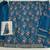 Blue chinon semi stitched suit with embroidery & sequence work