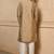 Buy elegant gold color silk men's kurta set with off-white pants