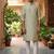 Buy elegant light green silk men's kurta set with off-white pants