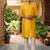 Buy elegant yellow silk men's kurta set with off-white pants