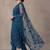 women embroidered regular thread work kurta with trousers & dupatta