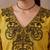 women ethnic motifs regular thread work cotton kurta with trousers