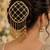 Kundan ambada juda pin bun cage & hair brooch
