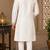 Elegant ivory embroidered kurta set for men