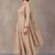 women ethnic embroidered empire thread work kurta with trousers with dupatta