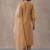 women ethnic motifs embroidered regular thread work kurta with trousers & dupatta