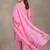 women floral embroidered regular thread work kurta with trousers & with dupatta