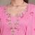 women floral embroidered regular thread work kurta with trousers & with dupatta