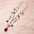 Gold plated multicolor kundan necklace