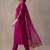 women ethnic motifs embroidered regular thread work kurta & trousers with dupatta