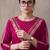 women ethnic motifs embroidered regular thread work kurta & trousers with dupatta