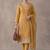 women ethnic motifs embroidered regular thread work kurta trousers & with dupatta