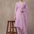 women ethnic motifs printed regular kurta with trousers & with dupatta