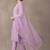 women ethnic motifs printed regular kurta with trousers & with dupatta