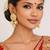 Gold plated gold kundan earrings