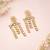 Gold plated gold kundan earrings
