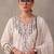 women ethnic motifs embroidered work cotton kurta & trousers with dupatta