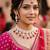 Rani set with earrings & maang tikka kundan & agate stone lekar gold plating
