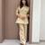 Off silk blend readymade 2 piece set with embroidery & beads work