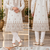 Royal ivory kurta set with all-over motifs