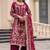 Rani georgette readymade suit with embroidery & sequence work