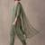 women ethnic motifs embroidered regular thread work kurta & trousers with dupatta