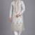 Classic cream embroidered kurta set