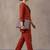 women ethnic motifs regular thread work cotton kurta with trousers