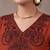 women ethnic motifs regular thread work cotton kurta with trousers