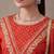 women ethnic motifs embroidered regular thread work kurta trousers & with dupatta