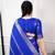 elegant dola silk blend saree with zari weaving and blouse