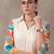 women floral colourblocked regular kurta with trousers