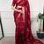 elegant dola silk blend saree with zari weaving and blouse