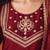 women ethnic regular thread work kurta with trousers with dupatta