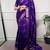 elegant dola silk blend saree with zari weaving and blouse