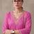 women ethnic motifs thread work kurta with trousers & with dupatta