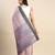beige floral printed pashmina saree