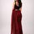maroon mirror work pure cotton handloom khadi saree