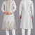Classic cream embroidered kurta set