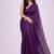 purple polka dot mirror work pure cotton handloom khadi saree
