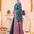 teal ethnic motifs woven design zari saree