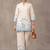 women floral printed regular kurta with trousers