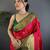 magenta woven design zari banarasi saree with blouse piece