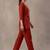 women ethnic motifs embroidered regular thread work kurta with trousers