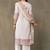 women floral printed regular kurta with trousers & with dupatta