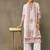 women floral printed regular kurta with trousers & with dupatta