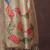 beige bandhani embroidered tussar saree